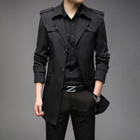 Joost Trench Coat in Black