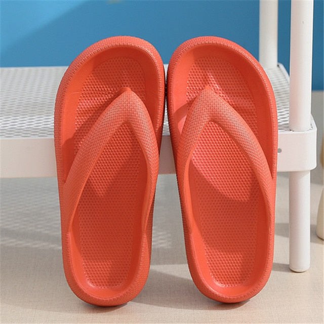 Jordan Cloud Slippers in Orange