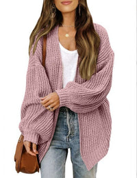 Josephine Casual Knit Cardigan in Pink