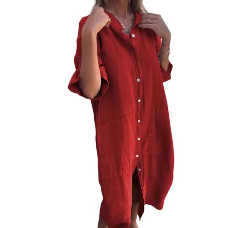 Josephine Casual Linen Dress