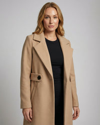 Josephine Coat in Camel