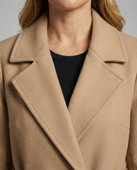 Josephine Coat in Camel