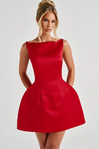 Josephine Elegant Dress in Red