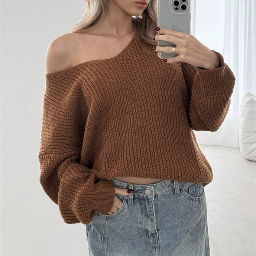 Josephine Knit Sweater with V-Neck