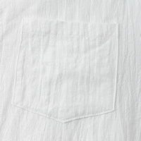 Josephine Lightweight Set with Short Sleeve and Elastic Waist in White