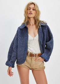 Josephine Quilted Jacket in Sky Blue