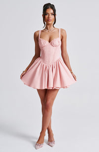 Louisa Mini Dress – Blush