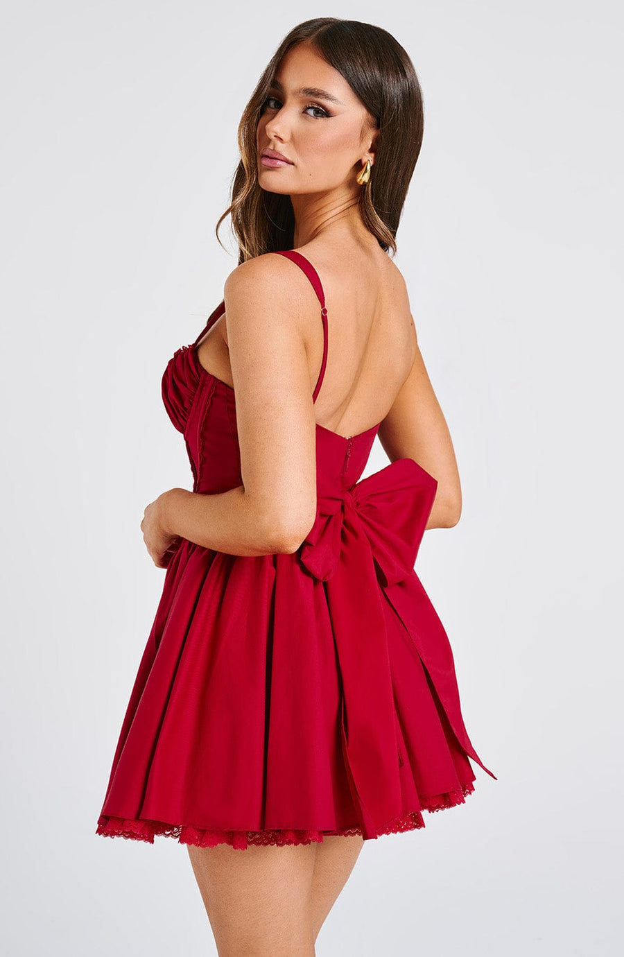 Louisa Mini Dress – Red