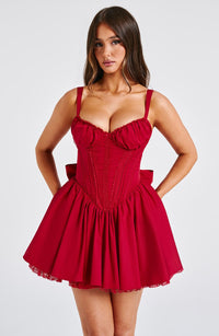Louisa Mini Dress – Red
