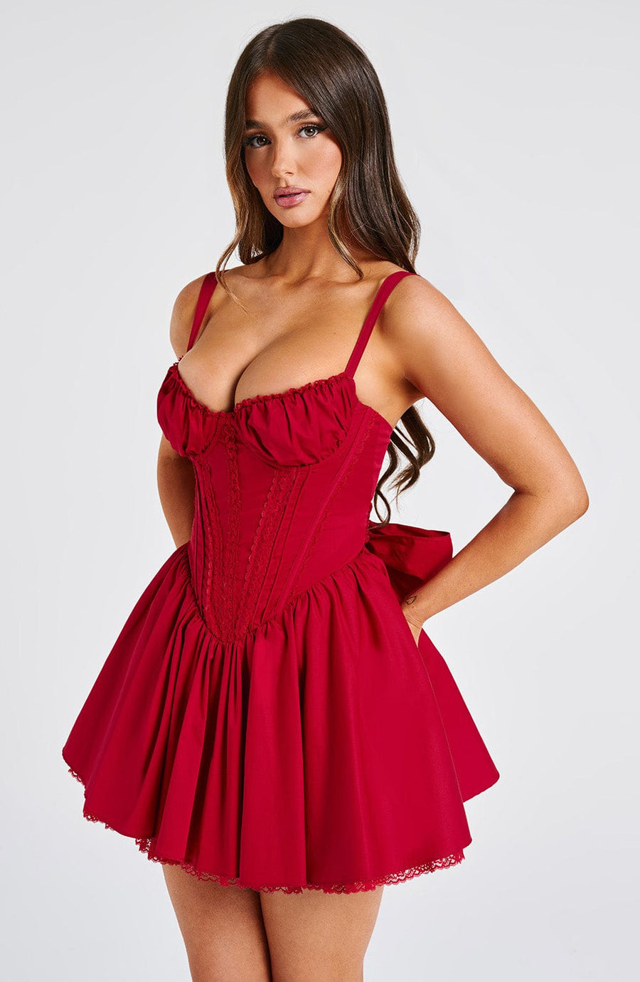 Louisa Mini Dress – Red