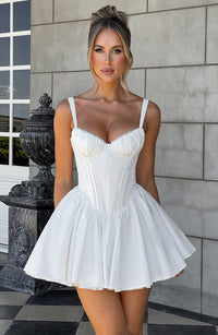 Louisa Mini Dress – White