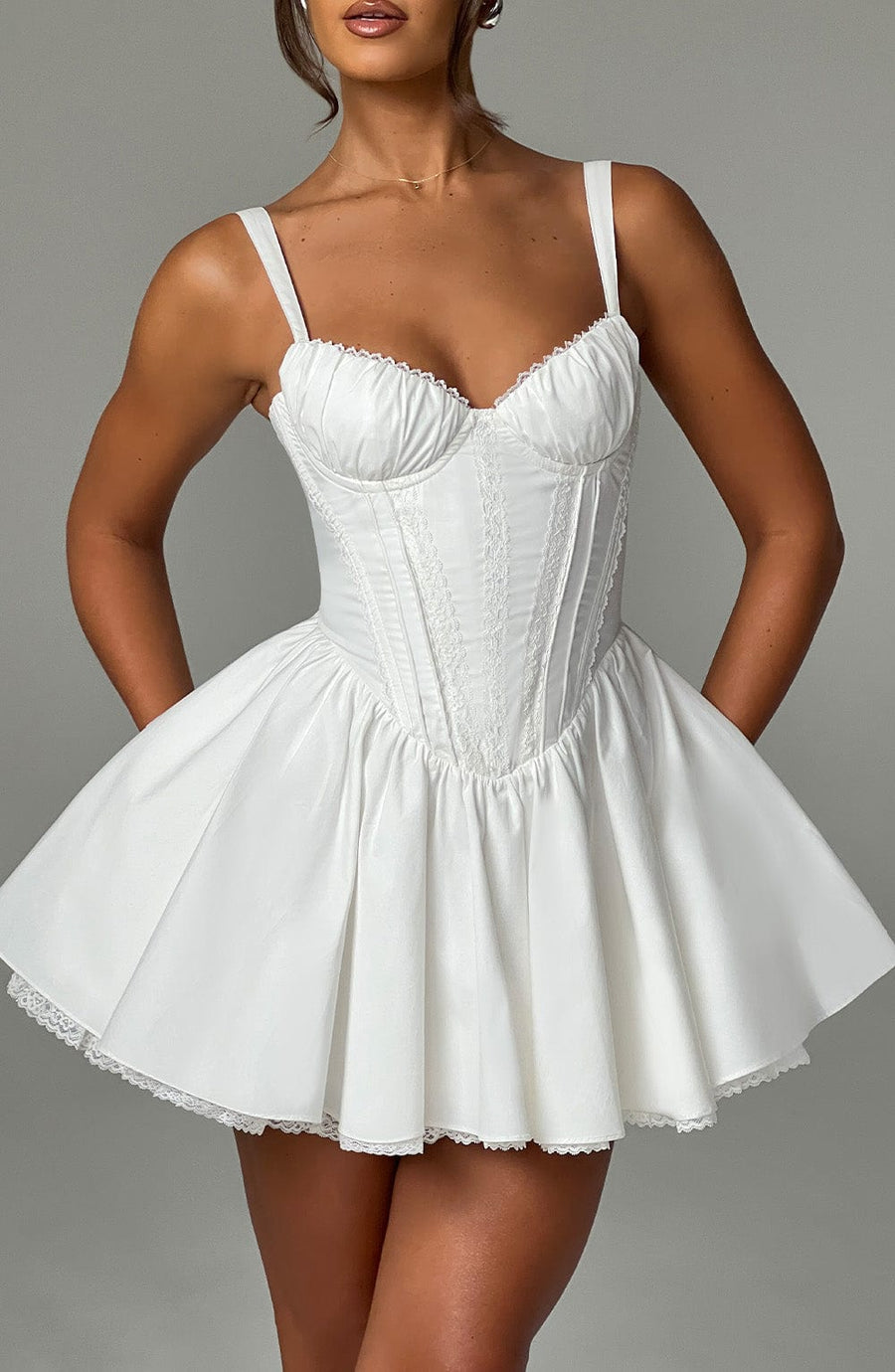 Louisa Mini Dress – White