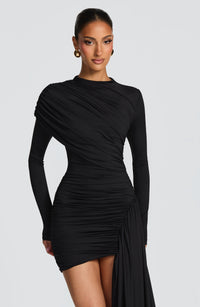 Celeste Mini Dress – Black