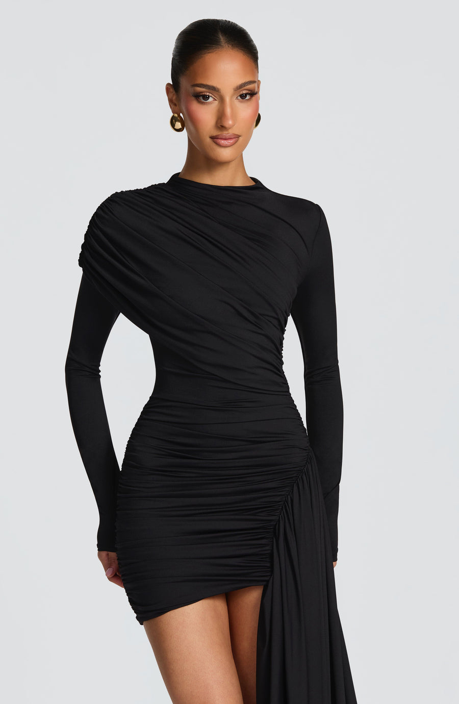 Celeste Mini Dress – Black