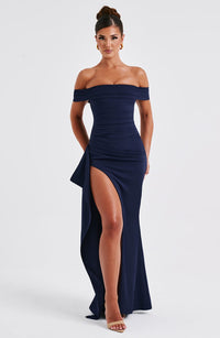 Aurelie Maxi Dress – Navy
