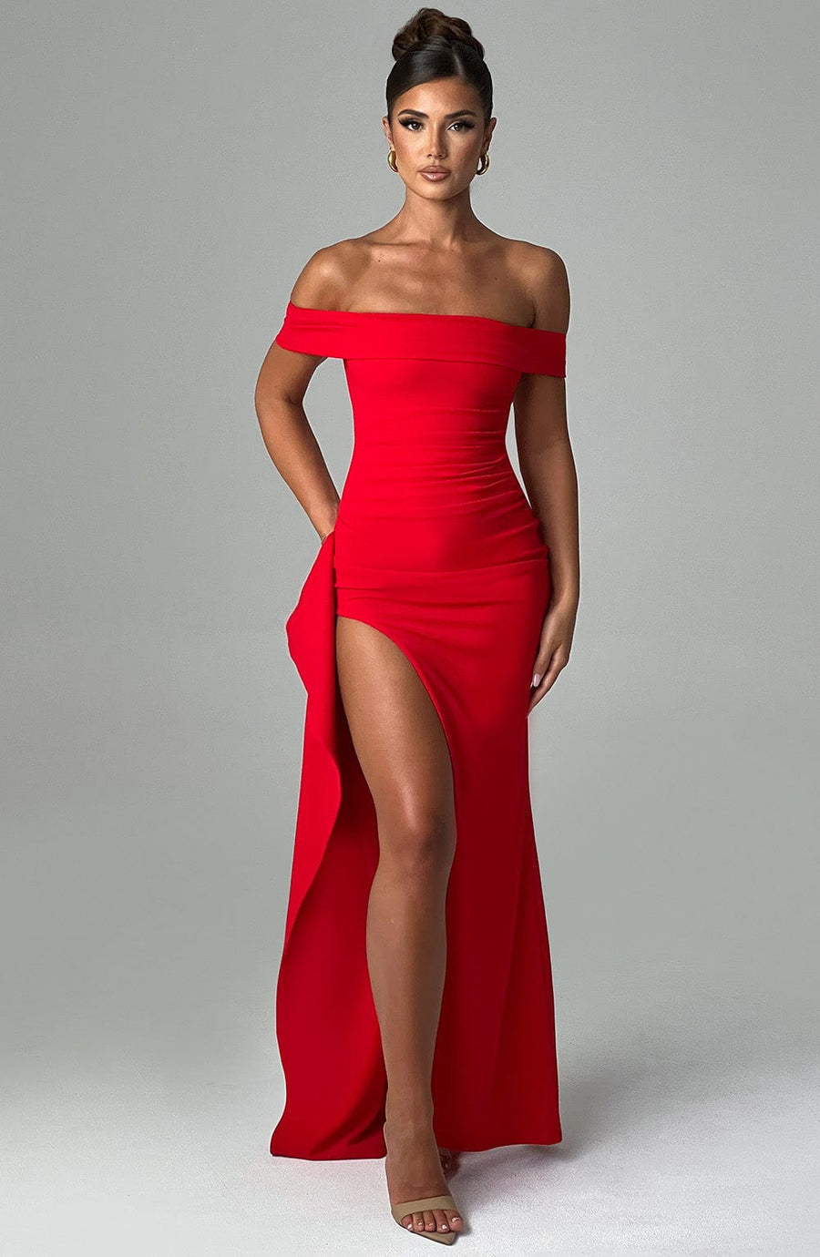 Aurelie Maxi Dress – Red
