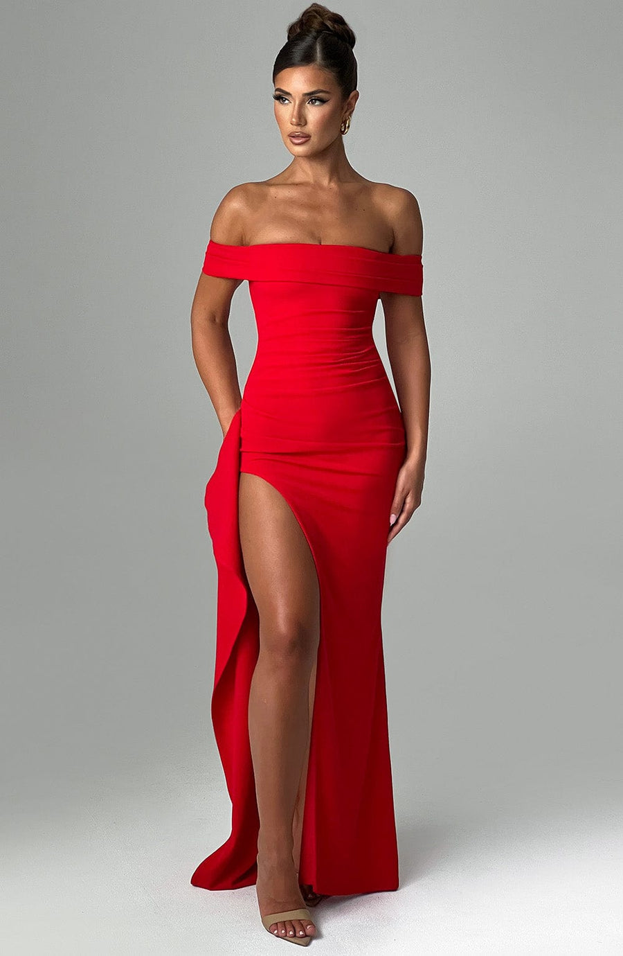Aurelie Maxi Dress – Red