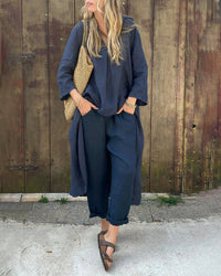 Joy™ Chic and Comfortable Set in Navy Blue