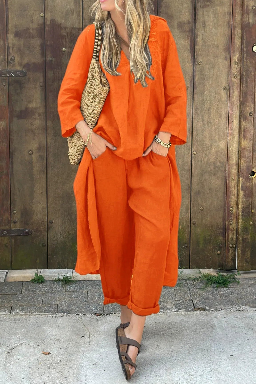 Joy™ Chic and Comfortable Set in Orange