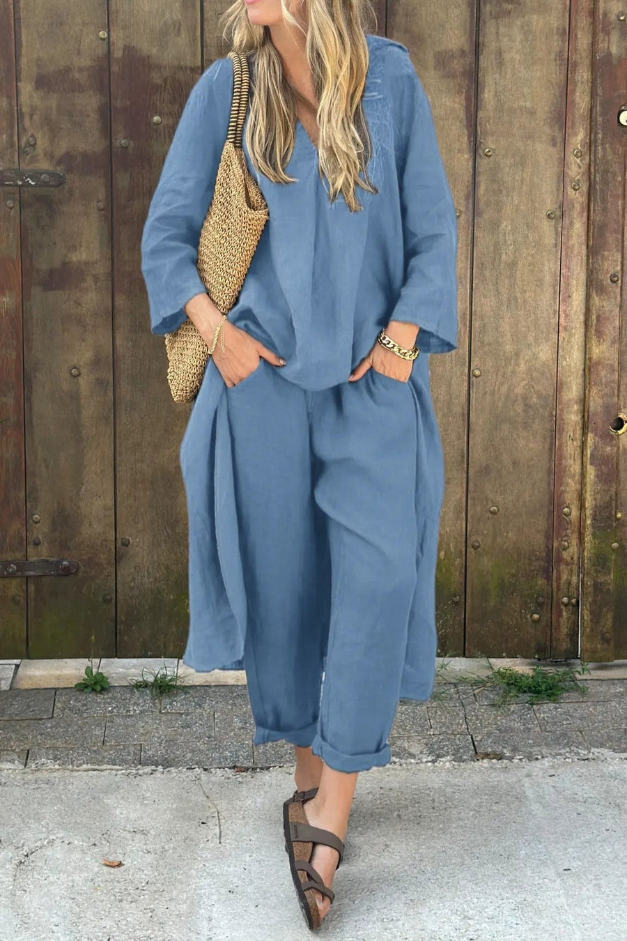 Joy™ Chic and Comfortable Set in Sky Blue