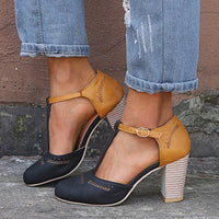 Elfriede | Women's Spring Block Heel Mary Janes