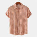 Julian Dot Print Button-Up Shirt