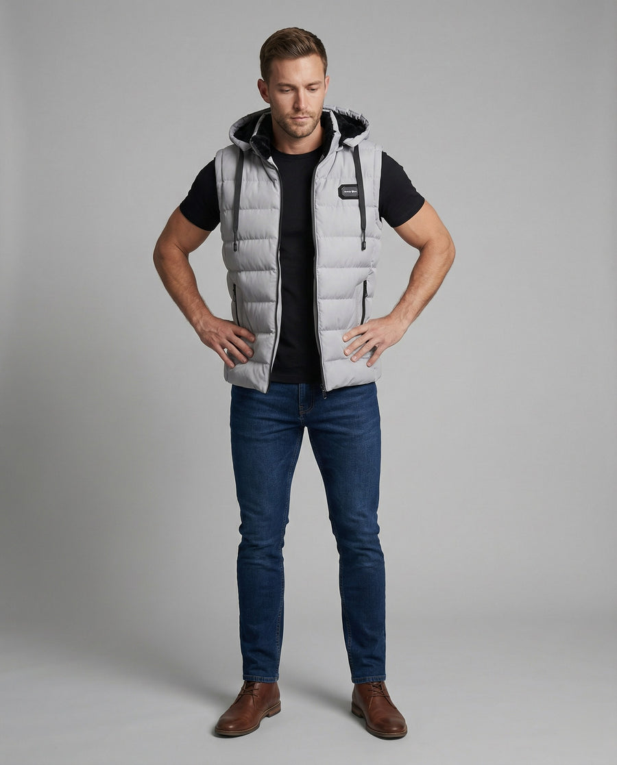 Julian Vest in Grey