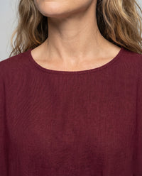 Juliana Dress with Crew Neck and Pockets