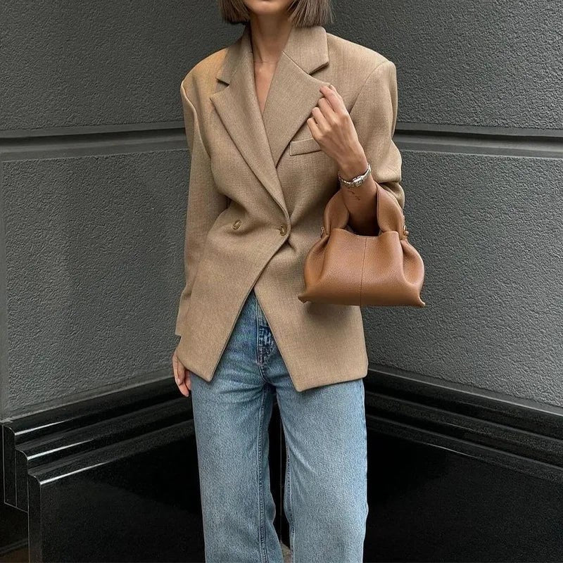 Juliana Linen Shirt in Khaki