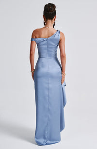 Catalina Maxi Dress – Dusty Blue