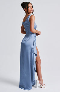 Catalina Maxi Dress – Dusty Blue