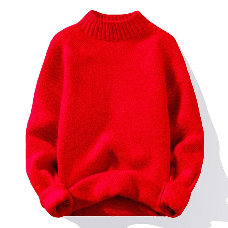 Juliette Casual Knit Sweater in Red
