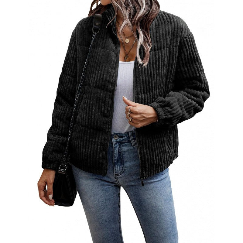 Juliette Lightweight Quilted Jacket in Black