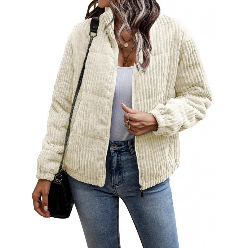 Juliette Lightweight Quilted Jacket in Offwhite