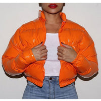Juliette Quilted Jacket in Helles Orange