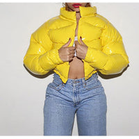 Juliette Quilted Jacket in Light Yellow