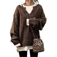 Juna Knit Sweater with V-Neck