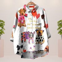 Juna Shirt in Hund White