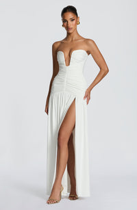 Constance Maxi Dress – White