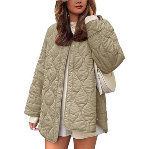 Juno Casual Quilted Jacket with Pockets