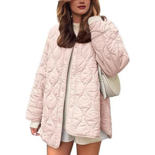 Juno Casual Quilted Jacket with Pockets