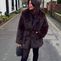 Juno Coat with Belted