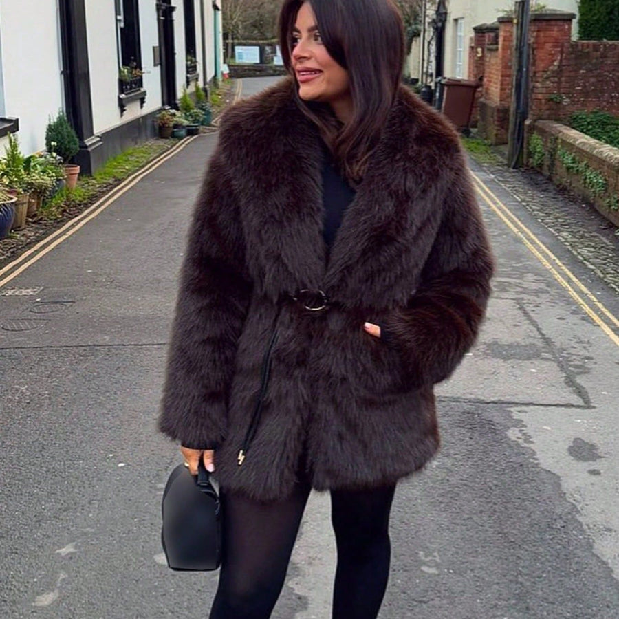 Juno Coat with Belted