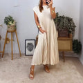 Justine Striped Midi Dress