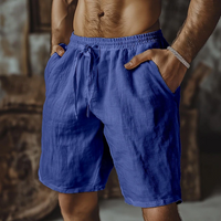 Men's Linen Shorts Drawstring Waist