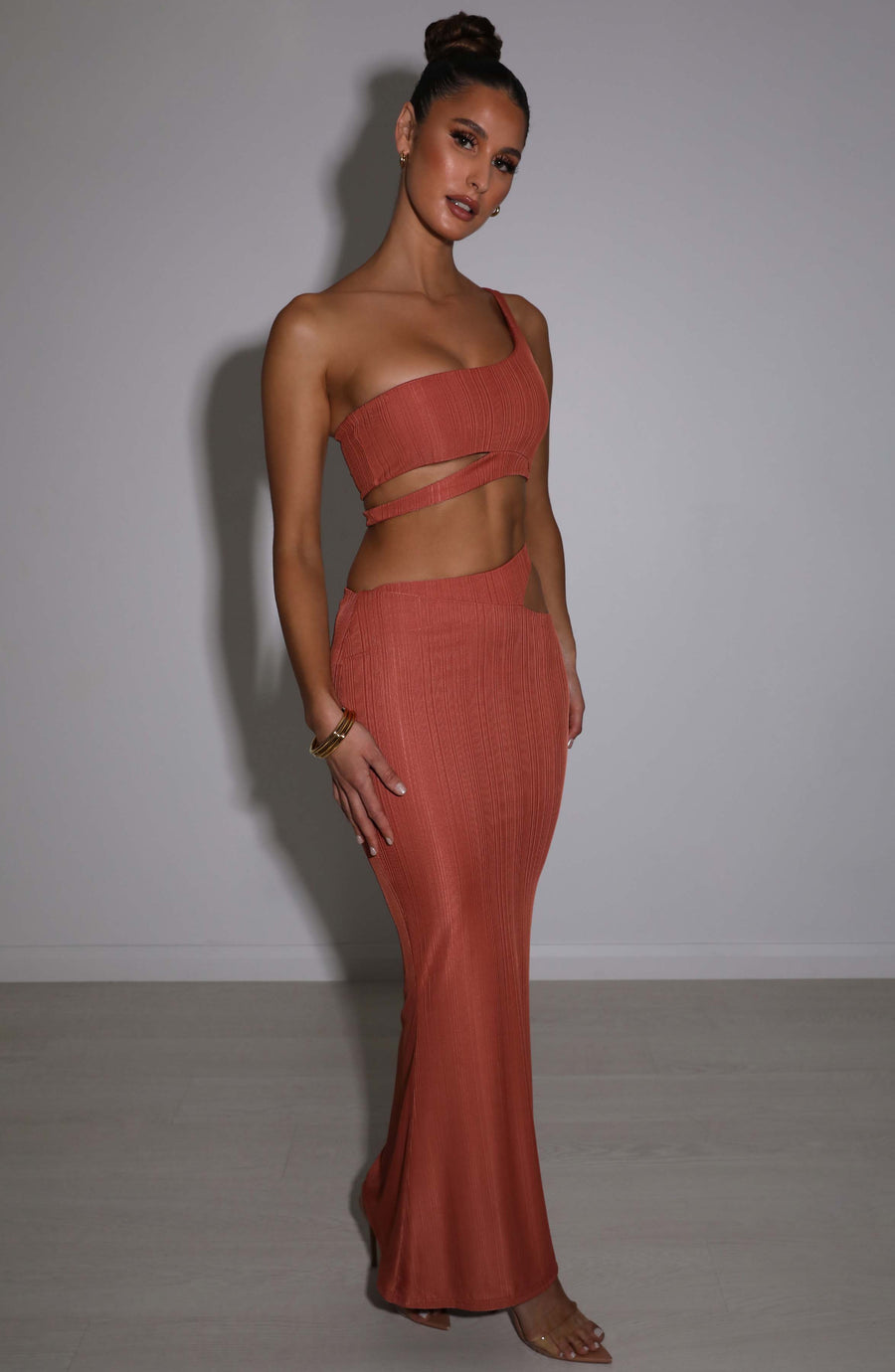 Miriam Maxi Skirt - Rust