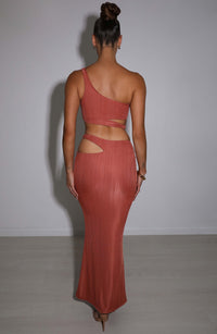 Miriam Maxi Skirt - Rust
