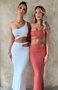 Miriam Maxi Skirt - Rust