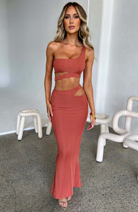Miriam Maxi Skirt - Rust