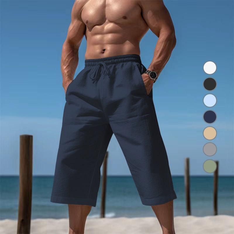 Kai Casual Shorts with Drawstring Waist and Elastic Waist